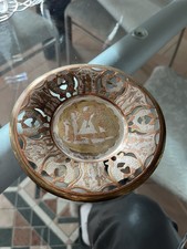 Piatto egiziano decorato in