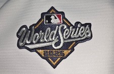 2025 World Series 2,5 x 2 pollici toppa di ferro LA Dodgers Blue Jays MLB baseball