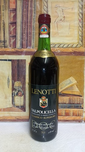 Vino 1987 valpolicella - vino,
