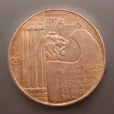 20 lire 1928 Vittorio Emanuele