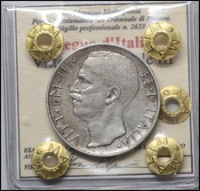 Regno d'italia 10 Lire 1927 BB+ Vittorio Emanuele III monete italiane in argento