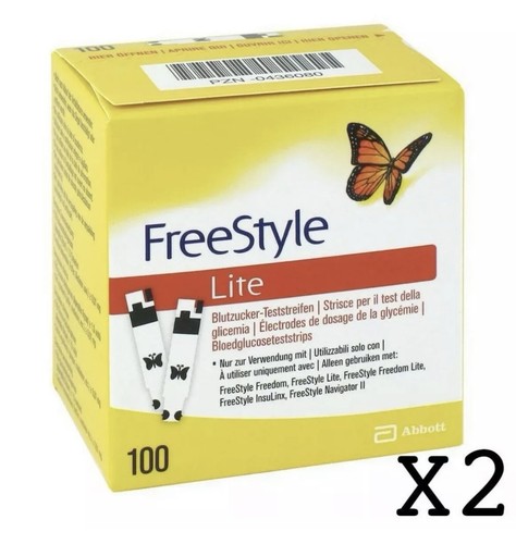 200 tiras reactivas freestyle - 200,