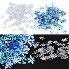 Confetti Decorativi Fiocco di Neve 15mm per Momenti Natalizi Indimenticabili