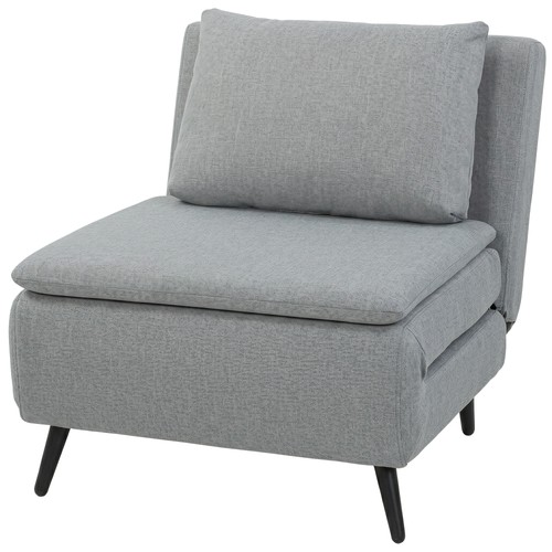 Homcom poltrona letto - poltrona,