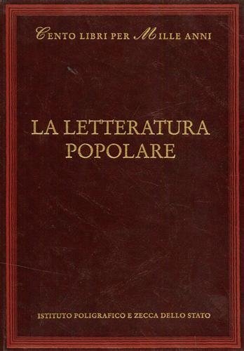 Letteratura popolare - la,