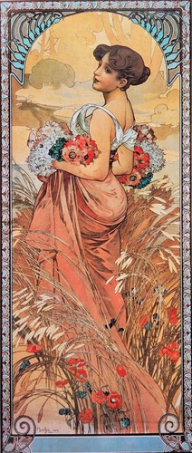 Alphonse mucha estate art - mucha,