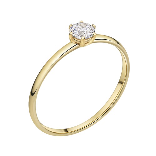 Anello donna celesta oro - donna,