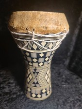 Vintage Inlaid Darbuka Doumbek