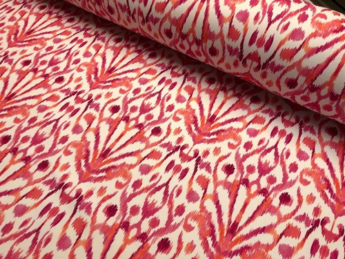 Ventaglio floreale rosa ikat - ventaglio,