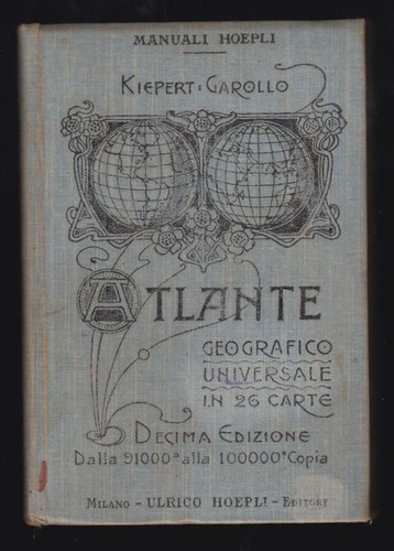 Manuale hoepli atlante - manuale,