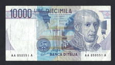 10000 LIRE A. VOLTA PRIMA