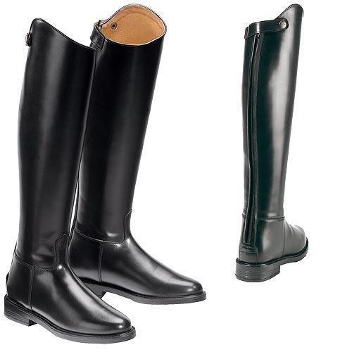 Stivali pelle con zip - pelle,