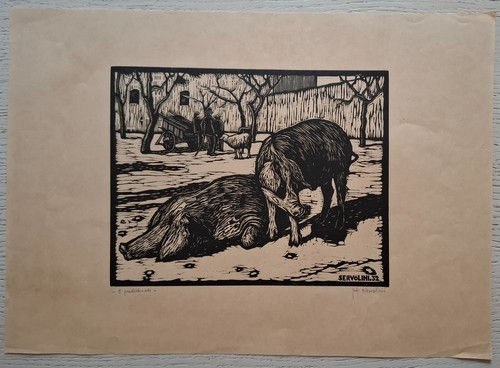 Xilografia originale luigi - originale,