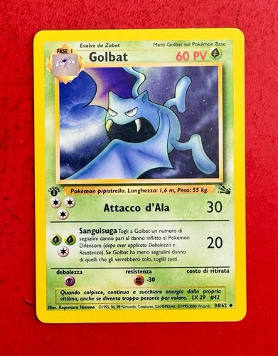 Lotto carte pokemon golbat - lotto,