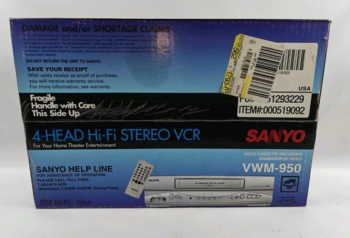 Sigillato sanyo vwm - sanyo, vwm-950