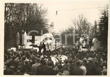 1938 MILANO Giornata della Neve - Carri allegorici AUTARCHIA tessile e lana Foto