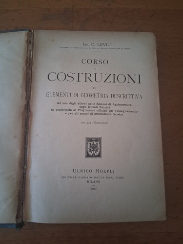 Libro antico corso di - libro, "corso