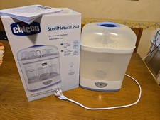 Chicco SterilNatural Sterilizzatore Biberon Neonati 2in1, Modulare a Vapore