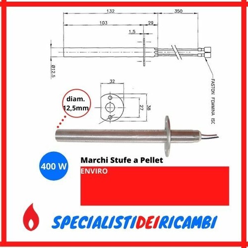 Candeletta accensione stufa - accensione, a