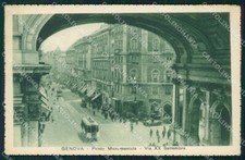 Genova Città Ponte Monumentale Tram cartolina WX3032