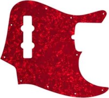 WD Battipenna Personalizzato per Fender American Standard Jazz Bass #28R Red Pearl/Whi...