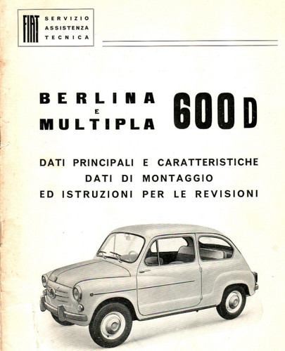 Fiat 600 berlina multipla - d,