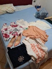 Lotto stock 15 pezzi abbigliamento misto donna tg.XL 46/48 E SCARPE 39