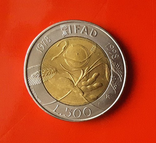 500 lire 1998 errore - 500,