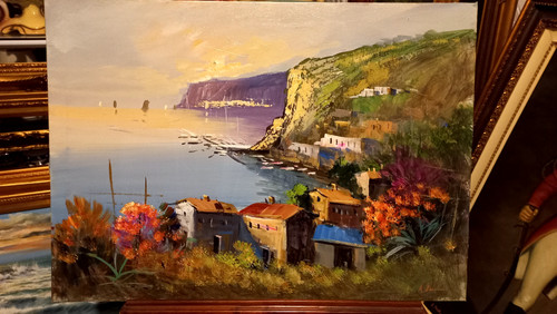 Dipinto olio tela - dipinto, su