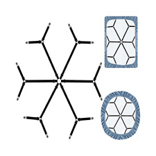 Pinze per lenzuolo triangolari: adatte a materassi rotondi e quadrati.