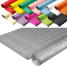 Tovaglia da Tavola in Carta Damascata 2PZ Colorata Rotolo 5mt Compleanni feste