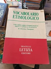 VOCABOLARIO ETIMOLOGICO DELLA LINGUA ITALIANA
