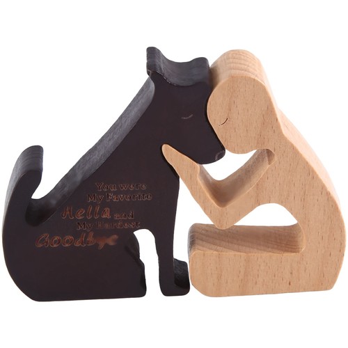 Statua famiglia cani nel - famiglia, di