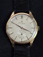 Vintage Zenith Sporto 18k Gold