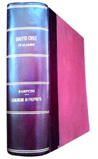 RAMPONI " Della Comunione di Proprieta' o Comproprieta' " Diritto Civile Codice