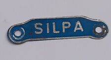 Patacchino in metallo marcato SILPA per sella bici epoca vintage bike parts