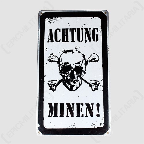 Vintage achtung minen segno - achtung,