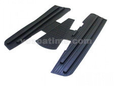 Tappeto pedana in gomma nero