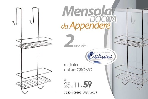 Mensola doccia vasca - bagno, da