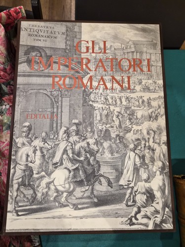 Antico libro gli imperatori - antico,