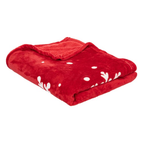 Plaid rosso con fiocchi - , di