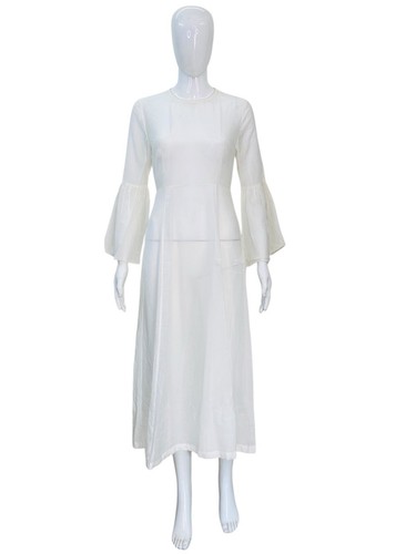 Abito maxi lungo - abito, bianco