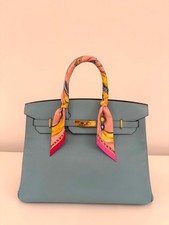 Hermes Birkin 35 Bleu Atoll