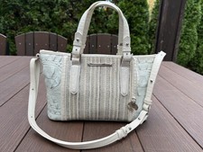 Borsa a tracolla Brahmin Mini Asher Sea Glass Edgewater vera pelle borsa tote