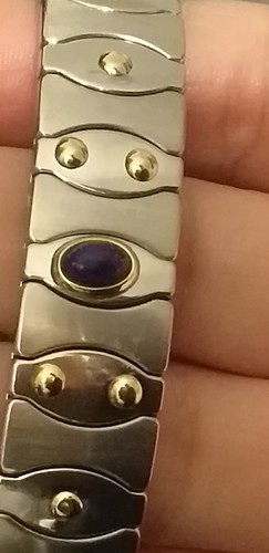 Bracciale acciao oro 18 - e,