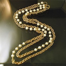 Collana CHANEL simile a perle