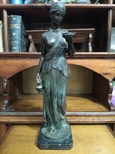 ANTICA STATUA FINE '800 BRONZO