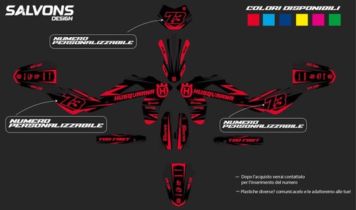 Kit grafiche adesivi - kit,