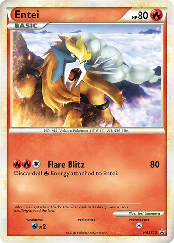 Entei hgss20 pokemon - -, heart