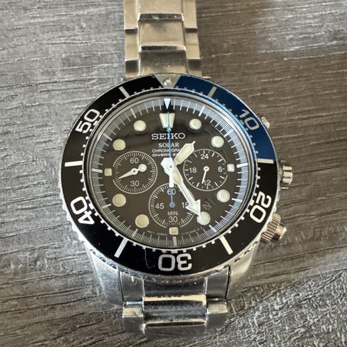 Seiko cronografo solare - seiko,